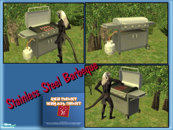 Sims 2 — Community Project: BBQ Mesh by simscom — Brought to you by the Sims2 Community Project.....Please enjoy this set