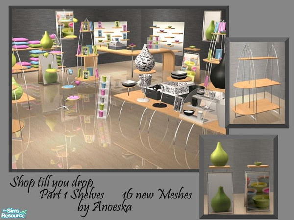 Sims 2 — Shop - Collection file community by AnoeskaB — This is the collection file of the Shop till you drop set, part 1