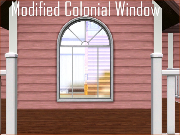 Sims 3 — Modified Colonial Window - Two Bars by lilliebou — Hi. This is a modified Colonial Window from the base game.