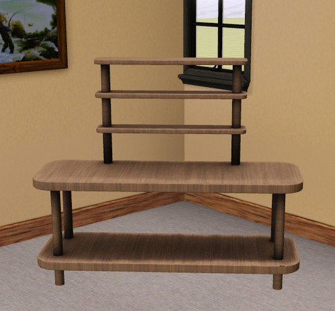 Sims 3 — Flo Shelf by Sugar-Baby756 — With 17 slots. By Sugar-Baby