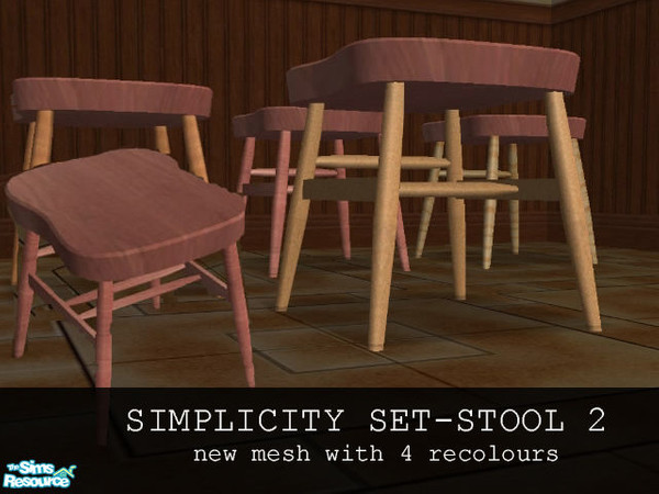 Sims 2 — Simplicity - Simple stool 2  by theangeliquemonte — There\'s nothing better then simplicity!Here\'s really sweet