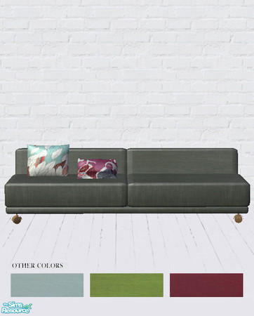 Sims 2 — Madge Sofa Set by salixlikescake — Four recolors of the Madge Sofa.