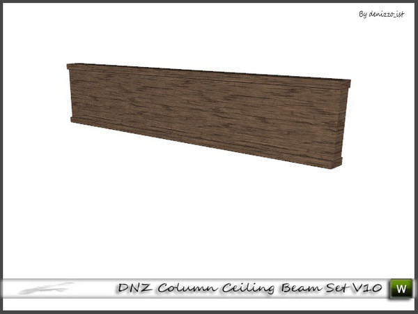 Sims 3 — DNZ Column Ceiling Beam Set V10 by denizzo_ist — 2 recolorable parts and 2 variations I wish you like it ;)