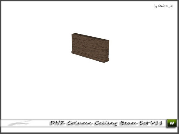 Sims 3 — DNZ Column Ceiling Beam Set V11 by denizzo_ist — 2 recolorable parts and 2 variations I wish you like it ;)