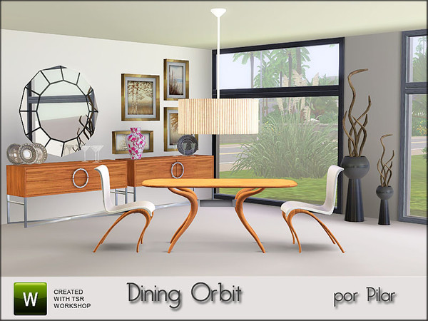 Sims 3 — Dining Orbit by Pilar — 