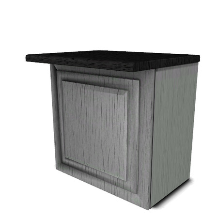 Sims 3 — Shabby Chic Kitchen Island Counter by TheNumbersWoman — Shabby and Chic, for the shab in all of us. By