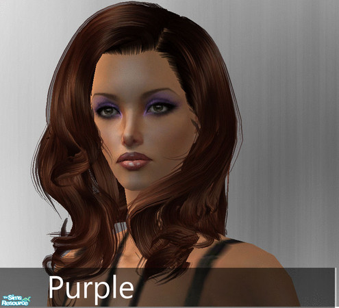 Sims 2 — Catwalk Eyeshadow - Purple by TSR Archive — Natural beautiful Catwalk eyeshadow, for the professional makeup