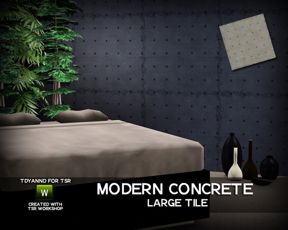 Sims 3 — Modern Concrete - Large Tile by tdyannd — 
