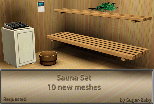 Sims 3 — Sauna Set by Sugar-Baby756 — By Sugar-Baby