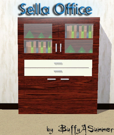 Sims 3 — BuffyASummer_Sella_Office_BookselfPt3 by BuffSumm — created by BuffyASummer