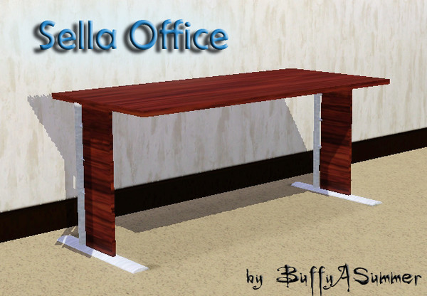 Sims 3 — BuffyASummer_Sella_Office_DeskPart1 by BuffSumm — created by BuffyASummer