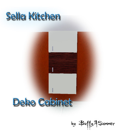 Sims 3 — BuffyASummer_Sella_Kitchen_Cabinet by BuffSumm — created by BuffyASummer