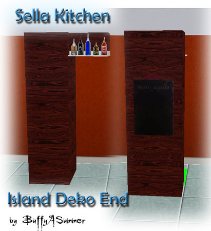 Sims 3 — BuffyASummer_Sella_Kitchen_IslandDekoSidePart by BuffSumm — created by BuffyASummer