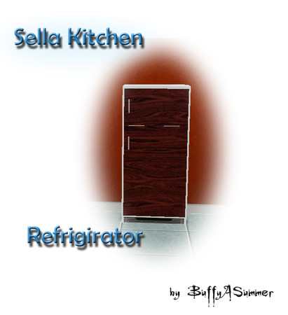 Sims 3 — BuffyASummer_Sella_Kitchen_Fridge by BuffSumm — created by BuffyASummer