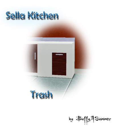 Sims 3 — BuffyASummer_Sella_Kitchen_Trash by BuffSumm — created by BuffyASummer