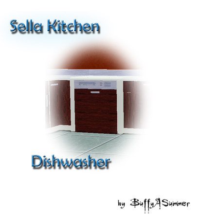 Sims 3 — BuffyASummer_Sella_Kitchen_Dishwasher by BuffSumm — created by BuffyASummer