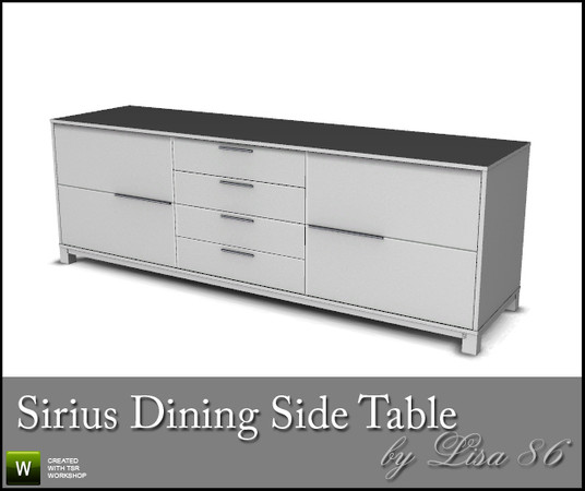 Sims 3 — Sirius Dining Sidetable by Lisa 86 — Sirius Dining Sidetable by Lisa 86 at TSR