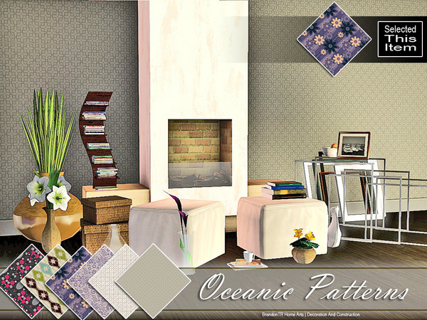 Sims 3 — Oceanic4 (Pattern) by brandontr — BrandonTR at TSR