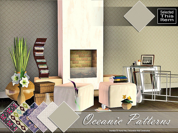Sims 3 — Oceanic1 (Pattern) by brandontr — BrandonTR at TSR