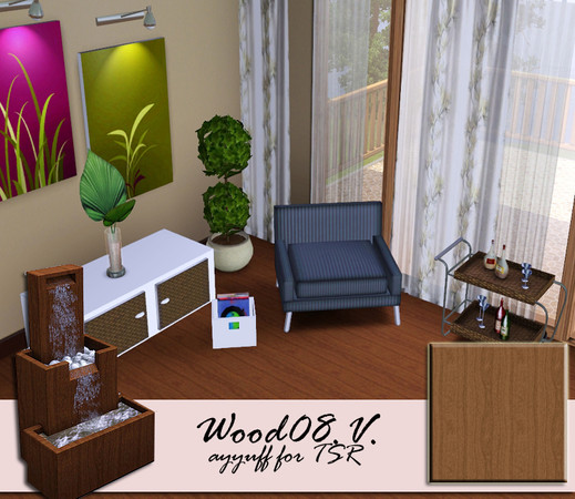Sims 3 — Wood08_V. by ayyuff — 