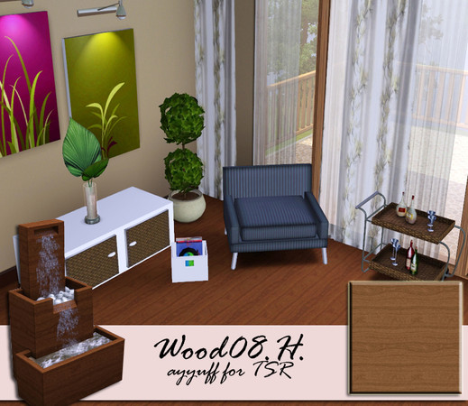 Sims 3 — Wood08_H. by ayyuff — 