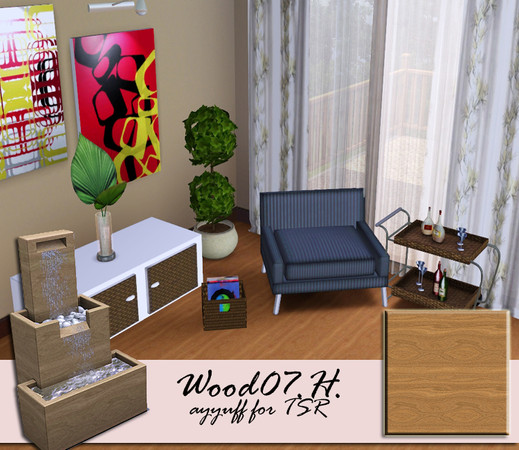 Sims 3 — Wood07_H. by ayyuff — 