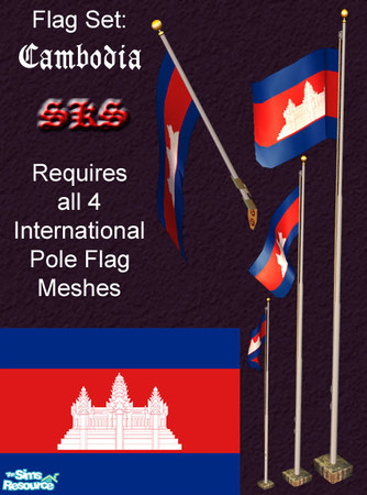 Sims 2 — Flag Set - Cambodia by 71robert13 — 