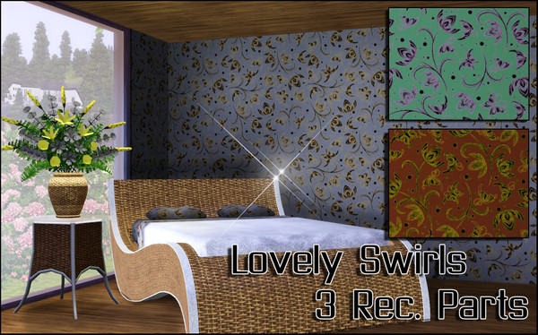Sims 3 — Lovely Swirls by TSR Archive — Made By Pralinesims