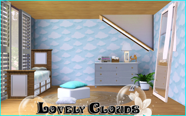 Sims 3 — Lovely Clouds by TSR Archive — By Pralinesims -under Theme
