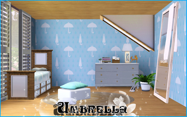 Sims 3 — Umbrella by TSR Archive — By Pralinesims -under Theme