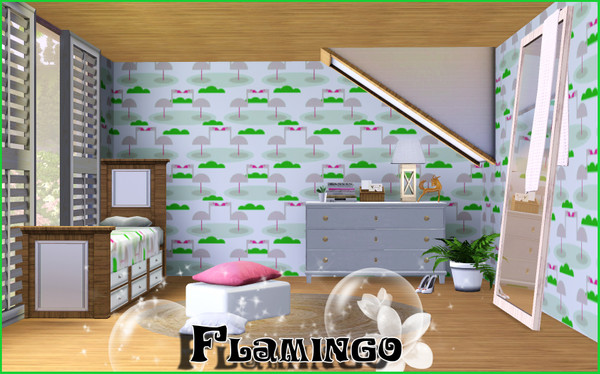 Sims 3 — Flamingo by TSR Archive — By Pralinesims -under Theme