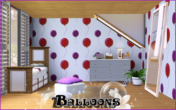 Sims 3 — Balloons by TSR Archive — By Pralinesims -under Theme