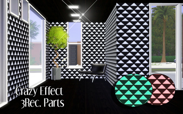 Sims 3 — Crazy Effect by TSR Archive — By Pralinesims -under Theme