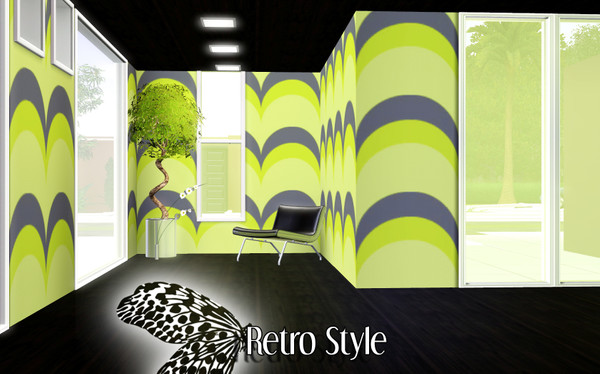 Sims 3 — Retro Style by TSR Archive — By Pralinesims -under Theme