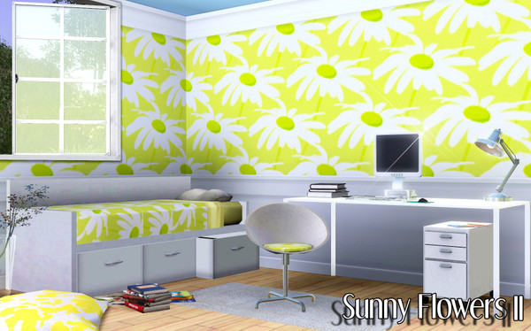 Sims 3 — Sunny Flowers II by TSR Archive — By Pralinesims -under Theme