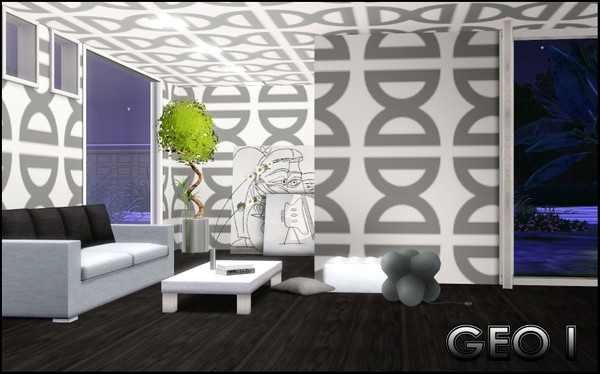 Sims 3 — Geo I by TSR Archive — By Pralinesims -under Geometric