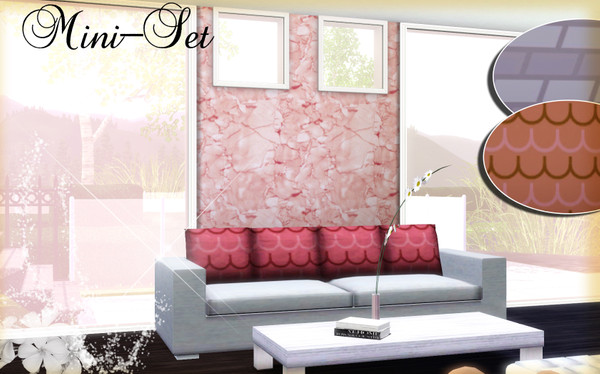 Sims 3 — Mini-Set by TSR Archive — This small set contains three patterns! Please enjoy:D