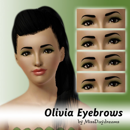 Sims 3 — Olivia Eyebrows by MissDaydreams — Olivia Eyebrows are designed for both female and male sims. Age: Teen to