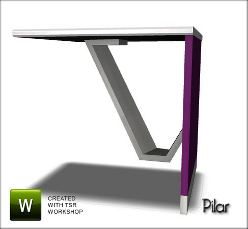 Sims 3 — KitchenFluxCounterIslandTableLeft by Pilar — Creado por Pilar para los sims3