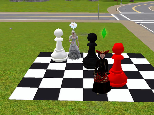 Sims 3 — Chess Piece - Pawn by murfeel — Decorative chess piece. 584 polys. Historically, the word 'pawn' is derived from