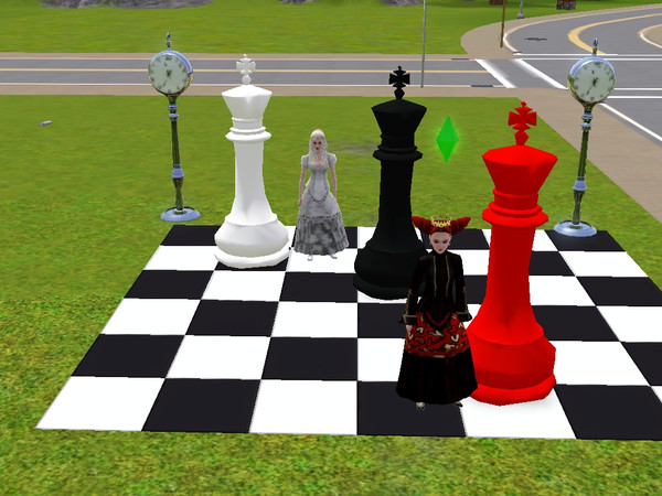 Sims 3 — Chess Piece - King by murfeel — Decorative chess piece. 566 polys. Always the king who could only move one space