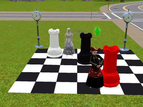 Sims 3 — Chess Piece - Rook by murfeel — Decorative chess piece. 506 polys. The word 'rook' ultimately comes from old