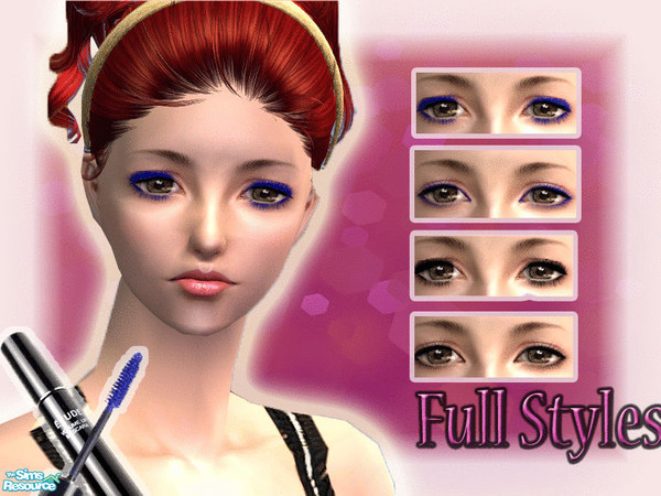 Sims 2 — Full Styles Mascara by TSR Archive — For the fans