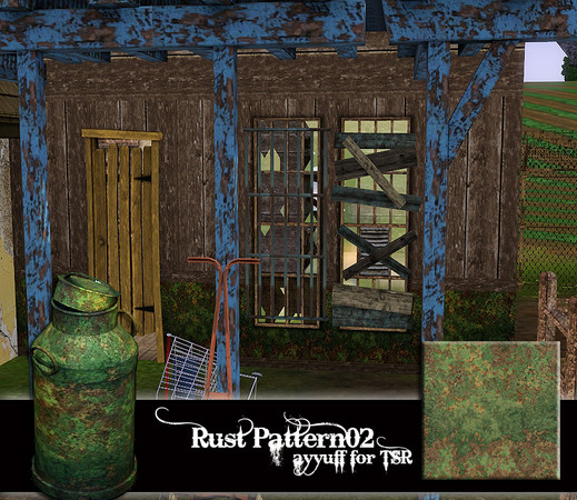 Sims 3 — Rust Pattern02 by ayyuff — 