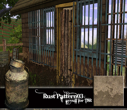 Sims 3 — Rust Pattern03 by ayyuff — 