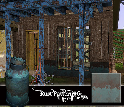 Sims 3 — Rust Pattern06 by ayyuff — 