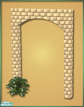 Sims 2 — Bricks Galore Patio Set 2 - BG24 by hatshepsut — Recolour of Spaik\'s Brick Patio column. 