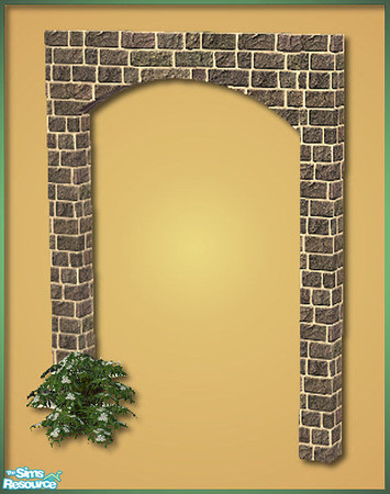 Sims 2 — Bricks Galore Patio Set 2 - BG21 by hatshepsut — Recolour of Spaik\'s Brick Patio column. 