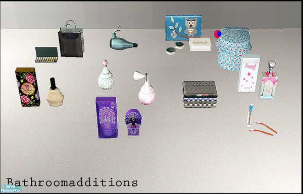 Sims 2 — Bathroomadditions by steffor — clutter for the upcoming bathroom