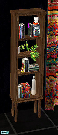 Sims 2 — Leatherette - bookcase by steffor — 